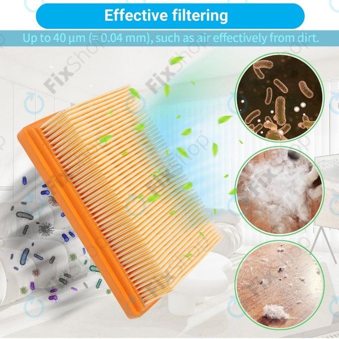 Kärcher WD-series, MV-series, KWD-series - ploščati filter za prah