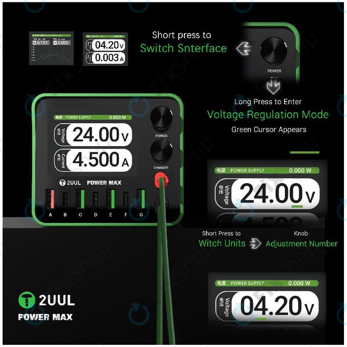 Polnilna postaja, 200W večportna, 2UUL PC01