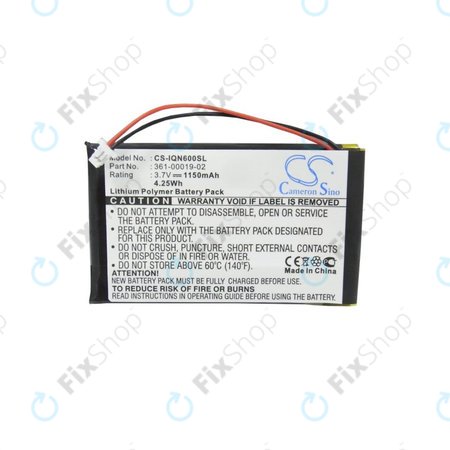 Baterija za Garmin Nüvi 660, 660 FM, 1150mAh, Li-Pol, 3.7V, 361-00019-02, HQ