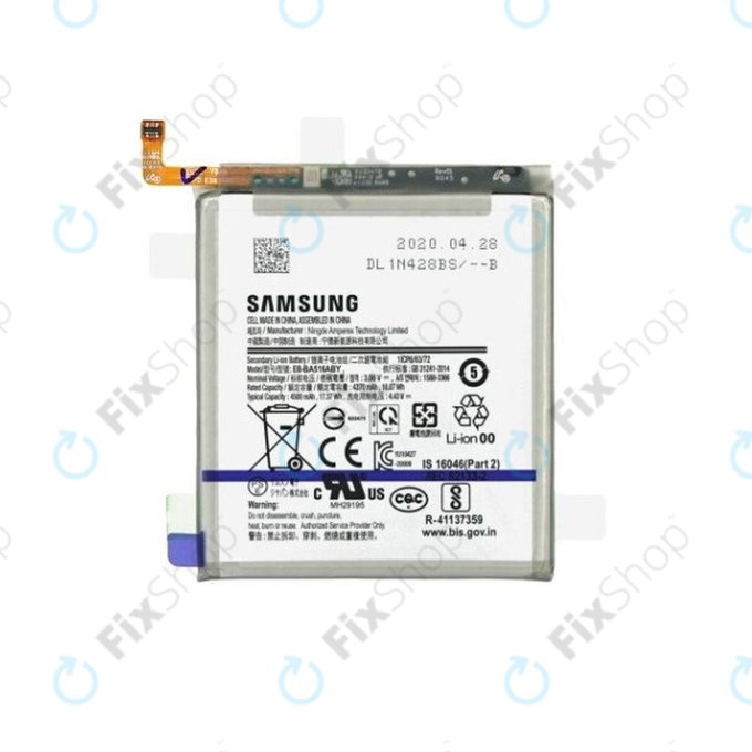 Samsung Galaxy A51 5G A516B - Baterija EB-BA516ABY 4500mAh - GH82-22889A Genuine Service Pack