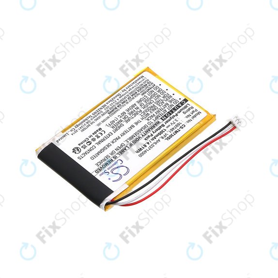 Baterija za TomTom Go 530 Live, 630T, 720, 730T, 930T, 1697461, Li-Polymer, 3.7V, 1300mAh, HQ