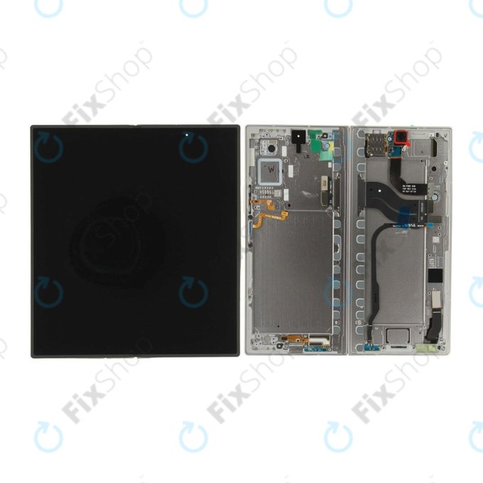 Samsung Galaxy Z Fold 7 F966B - LCD zaslon + steklo na dotik + okvir (Silver Shadow) OLED
