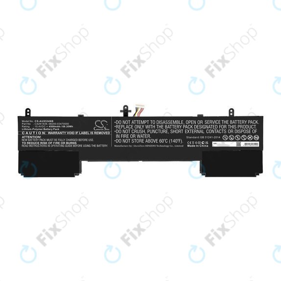 Baterija za Asus ZenBook 15 UX534FTC, Flip 15 UX563, 4500mAh, Li-Pol, 15.4V, C42N1839, HQ