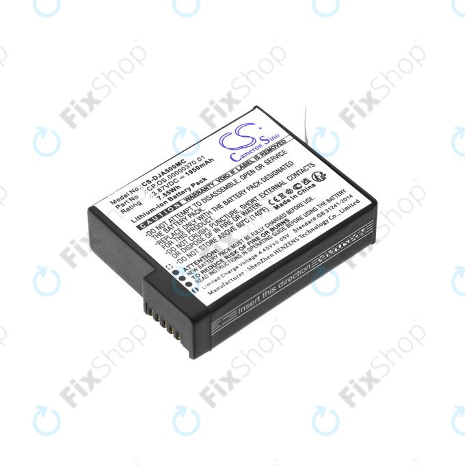 Baterija za DJI Osmo Action 5, 1950mAh, Li-Ion, 3.87V, CP.OS.00000370.01, HQ