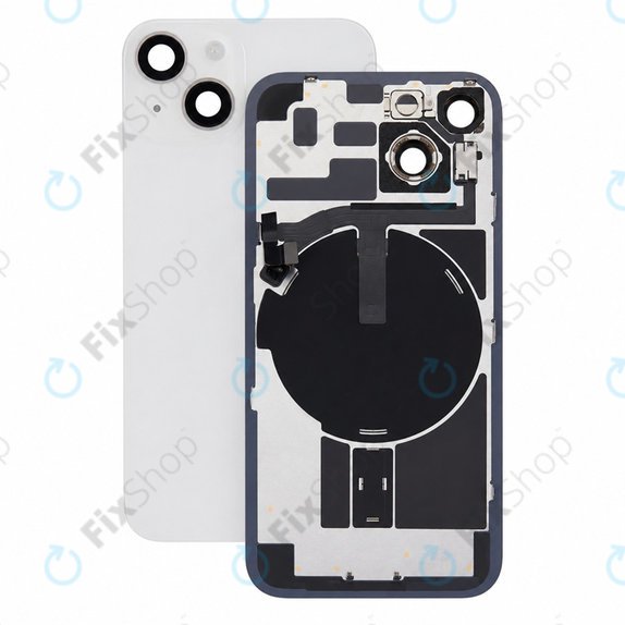 Steklo zadnjega ohišja za iPhone 14, Starlight, Pulled A