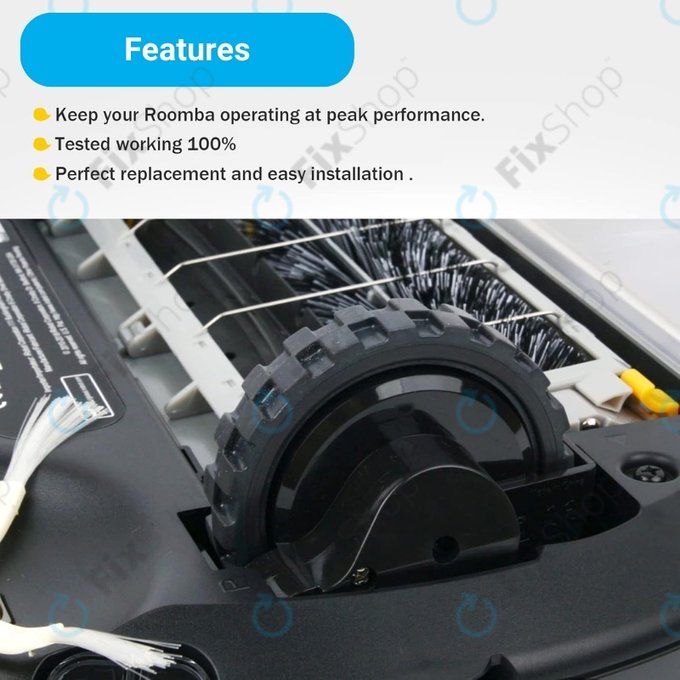 iRobot Roomba 500, 600, 700, 800, 900-series - Kolo z Motorjem (Desno)