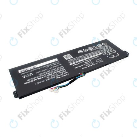 Baterija za Acer Aspire 5, 7 E5, V3, Chromebook 11, 13, 15, 3000mAh, Li-Pol, 15.2V, AC14B18K, HQ