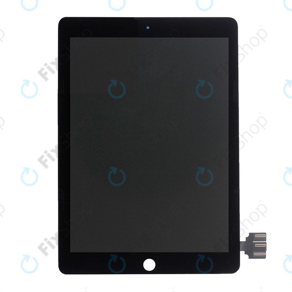LCD Zaslon za iPad Pro 9.7" (2016), Black, Steklo na dotik brez okvirja