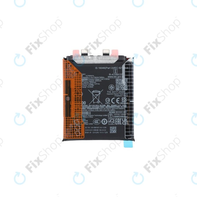 Xiaomi 14 Ultra - Baterija BM5Y 5000mAh - 1330102000123B Genuine Service Pack