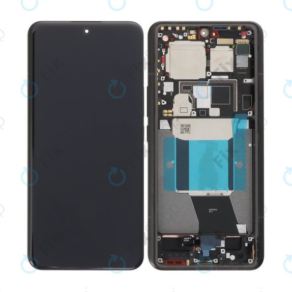Xiaomi 14 Ultra - LCD zaslon + steklo na dotik + okvir (Black) OLED