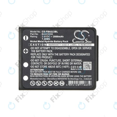 HBC Radiomatic Keynote, Linus 4, Micron 4, 5, 6, 7, Patrol D, Quadrix, Vector Pro - Baterija BA223000, BA223030, FUB6 2000mAh HQ