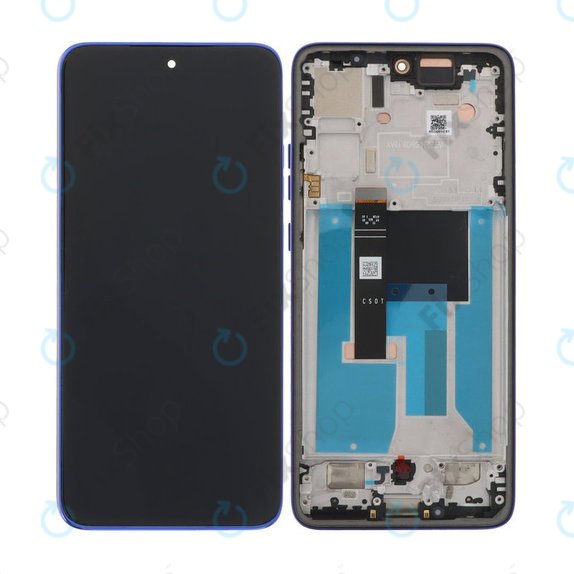 Motorola Edge 50 Neo - LCD zaslon + steklo na dotik + okvir (Nautical Blue) OLED
