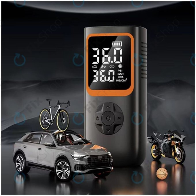 Prenosni električni zračni kompresor z Dodatki (11.1V, 2000mAh)