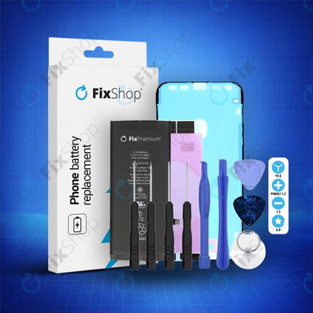 Apple iPhone XR - Baterija  2942mAh FixPremium + Lepilo pod baterijo + Lepilo za LCD + Set orodij - Multipack