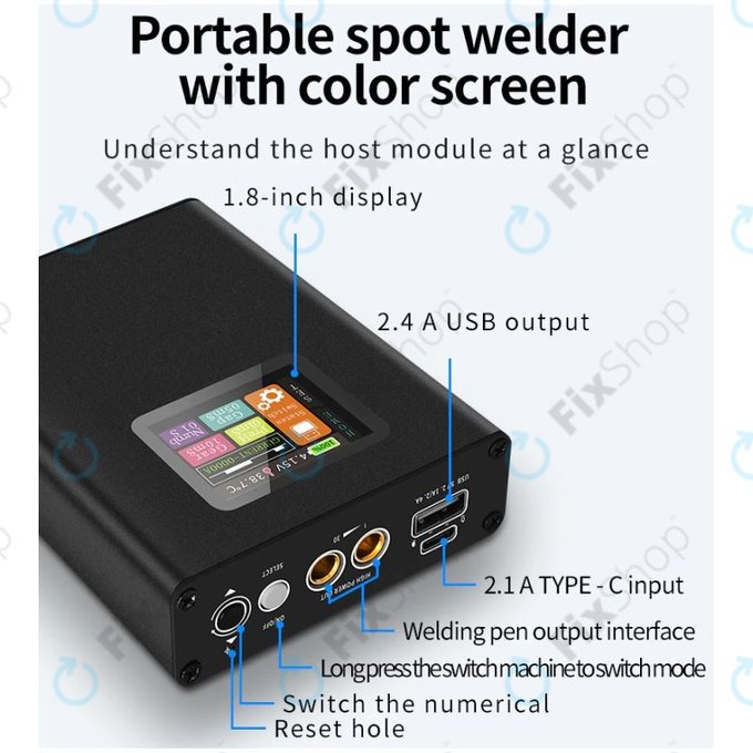 Docreate SW - Prenosni baterijski točkovni varilec z zaslonom (5000mAh)