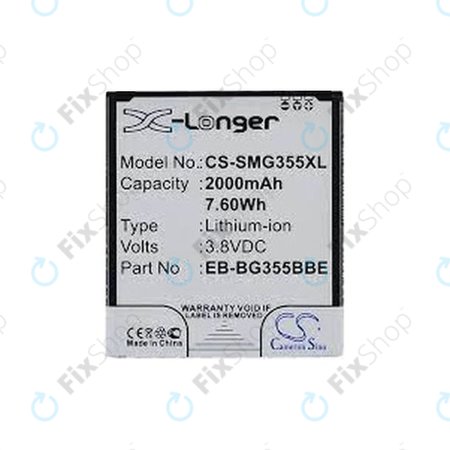 Samsung Galaxy Core 2 G355F - Baterija EB-BG355BBE 2000mAh HQ