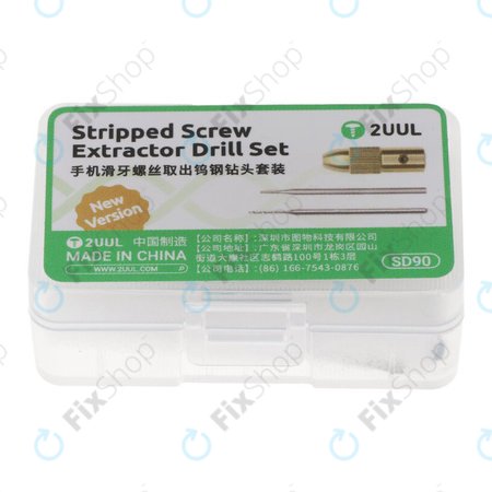 Set svedrov za odstranjevanje poškodovanih vijakov, 2UUL SD90