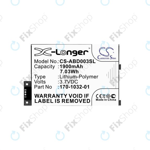 Amazon Kindle 3, 3 Wi-fi, 3G, Graphite - Baterija 170-1032-01, S11GTSF01A 1900mAh HQ
