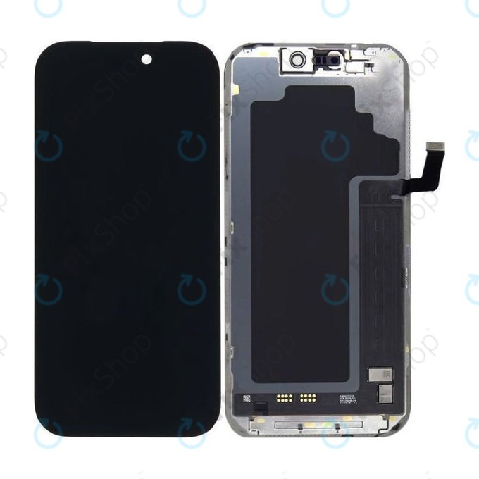 Zaslon Soft OLED 120Hz za iPhone 17 Pro, Steklo na dotik z okvirjem, FixPremium PRO