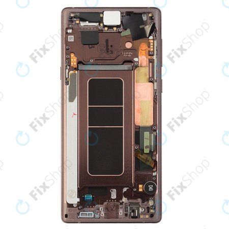 Samsung Galaxy Note 9 N960U - LCD zaslon + steklo na dotik + okvir (Metallic Copper) - GH97-22269D, GH97-23737D, GH97-22270D Genuine Service Pack