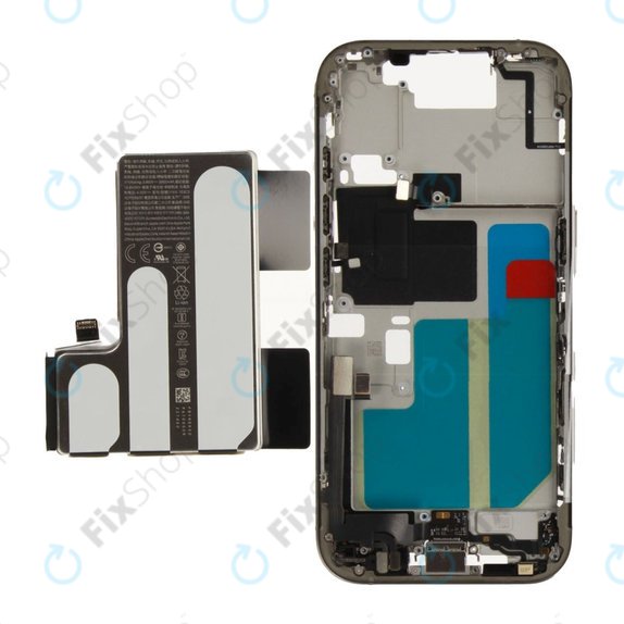 Srednji okvir z baterijo za iPhone 16 Pro | Natural Titanium | ZD076-00692 | Genuine Apple