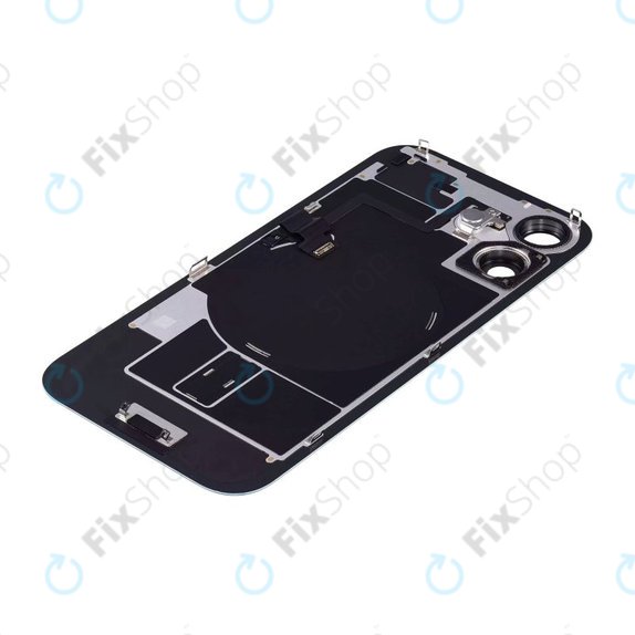 Apple iPhone 16 - Steklo zadnjega ohišja + Leča kamere + Kovinska plošča + Magsafe magnet (Teal)