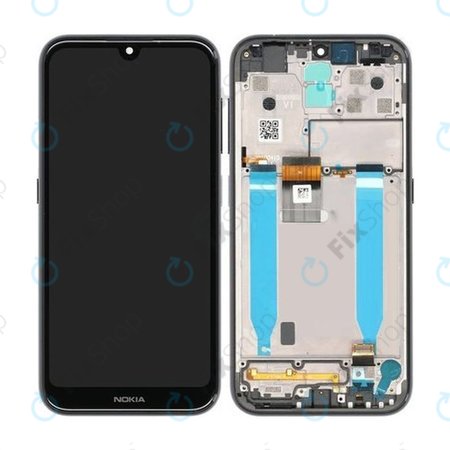 Nokia 4.2 - LCD zaslon + steklo na dotik + okvir (Black) - 712601009011 Genuine Service Pack