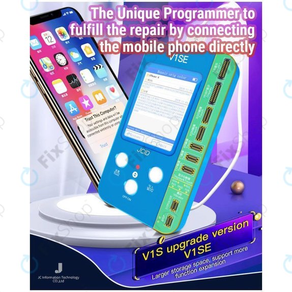 JC V1SE Programmer + plošča LCD (iPhone 7 - 11 Pro Max)