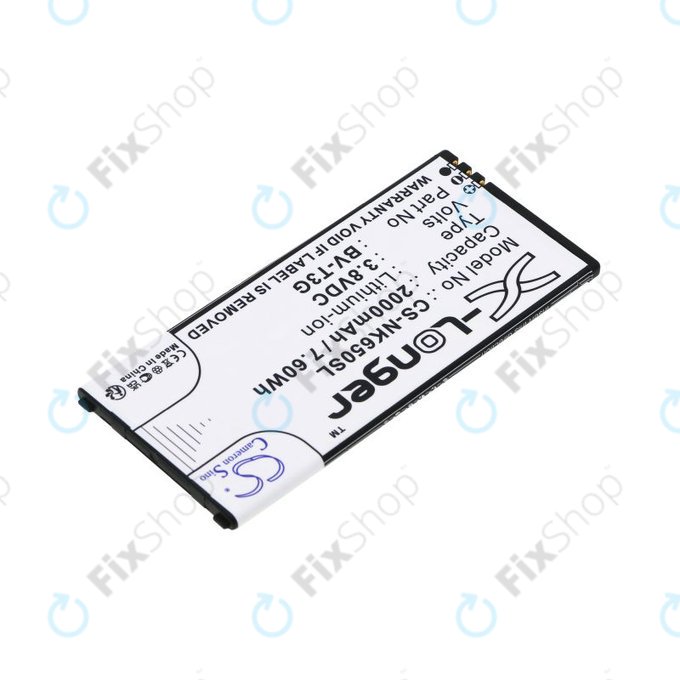 Baterija za Nokia Lumia 650, 2000mAh, Li-Ion, 3.8V, BV-T3G, HQ