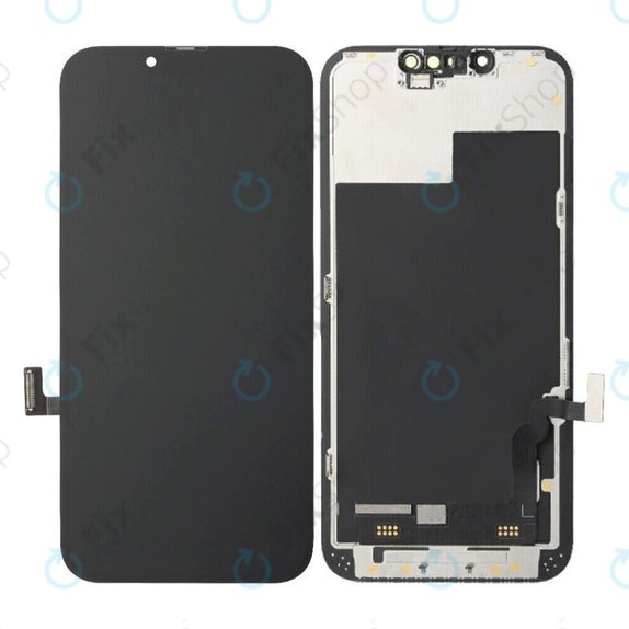 Zaslon Soft OLED za iPhone 13, Steklo na dotik z okvirjem, DIAGNOSTIC