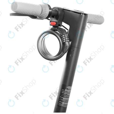 Segway Kickscooter P100SE, Ninebot ES1, ES2, ES4, E22, E25 - Kabelska kombinacijska ključavnica