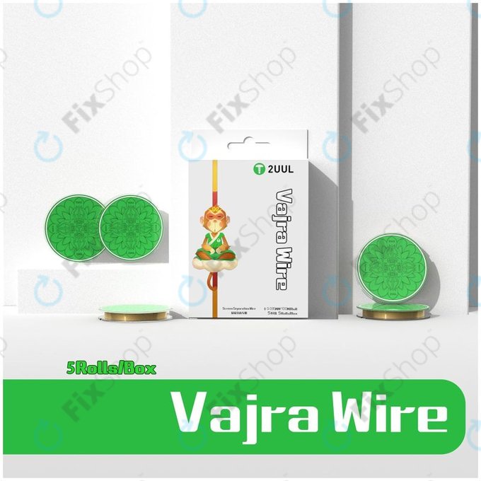 2UUL - Vajra Wire - Žica za ločevanje LCD zaslonov (0,035mm x 100 m) - 5 kosov