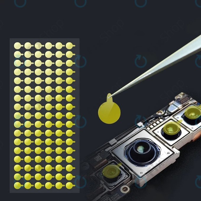 Zaščitne proti-prašne nalepke za kamero in infrardeči senzor - 100 kos