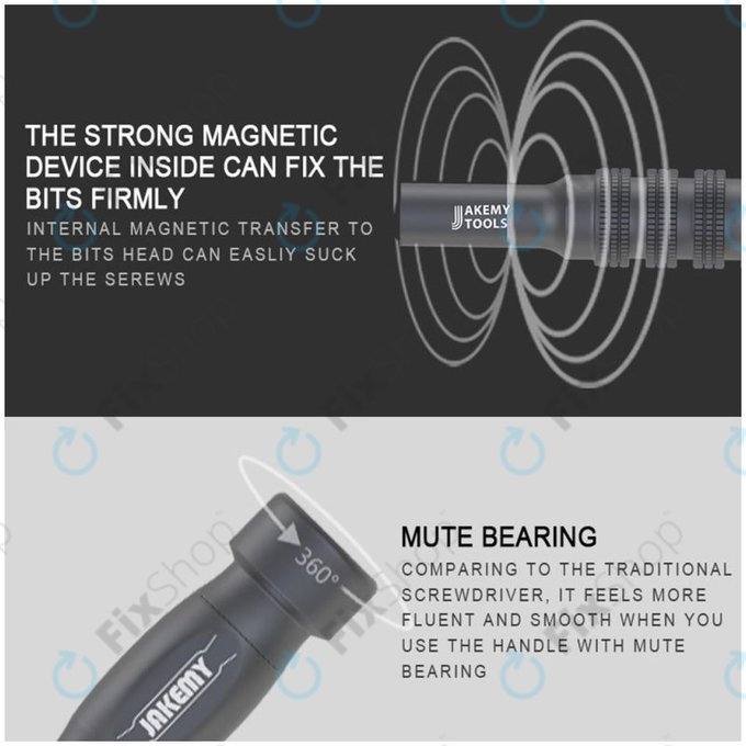 Jakemy JM-8172 - Komplet servisnega orodja za servis elektronike 73 v 1