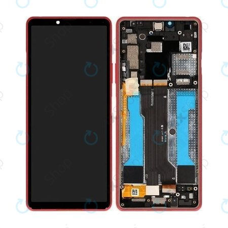 Sony Xperia 10 III - LCD zaslon + steklo na dotik + okvir (Pink) - A5034095A Genuine Service Pack