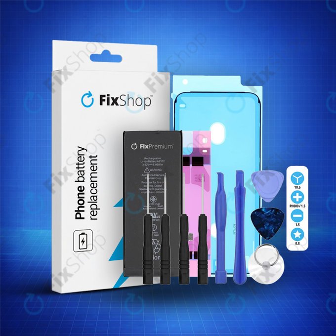 Apple iPhone 8 - Baterija  1821mAh FixPremium + Lepilo pod baterijo + Lepilo za LCD + Set orodij - Multipack