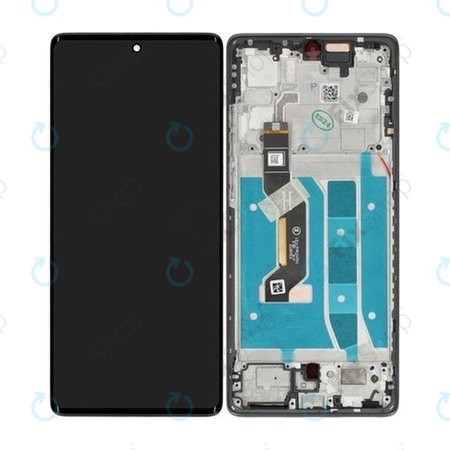 Motorola Moto G85 5G - LCD zaslon + steklo na dotik + okvir (Urban Grey) - 5D68C24854 Genuine Service Pack
