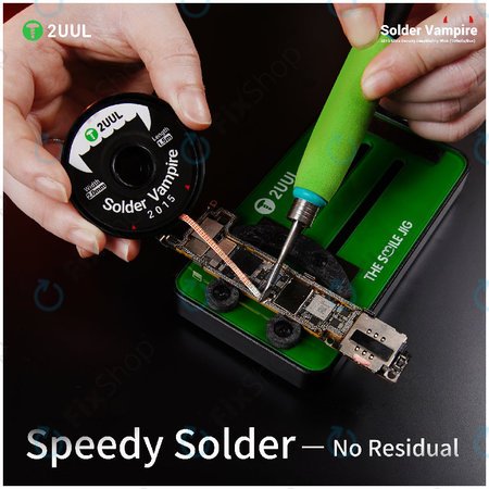 Pletenica za odstranjevanje spajke, Solder Vampire, 2UUL DW16, posamično pakirana, 10 kolutov/škatla