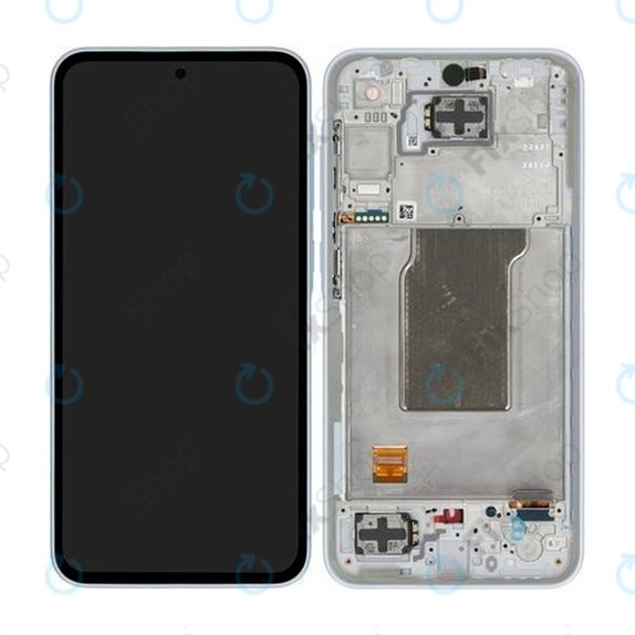 Samsung Galaxy A35 A356B - LCD zaslon + steklo na dotik + okvir (Awesome Iceblue) TFT