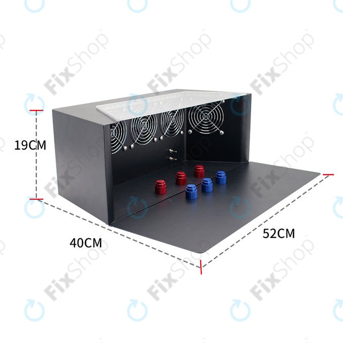 Delovna miza brez prahu za popravila