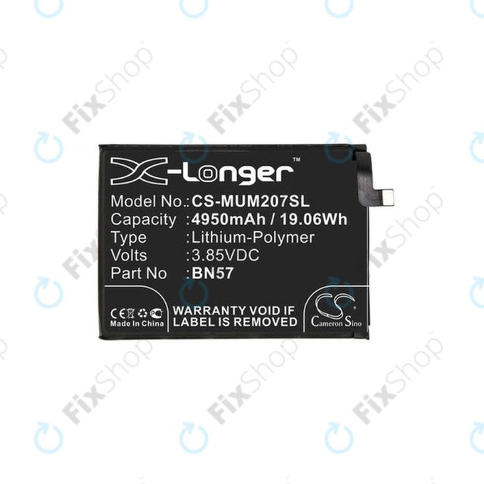 Xiaomi Poco X3 NFC, X3 Pro - Baterija BN57 4950mAh HQ