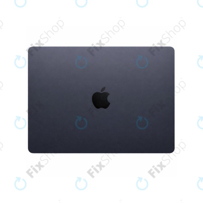 LCD zaslon za MacBook Air 13", A3113 (2024), s sprednjim steklom in pokrovom, Midnight, 661-40281, Genuine Apple