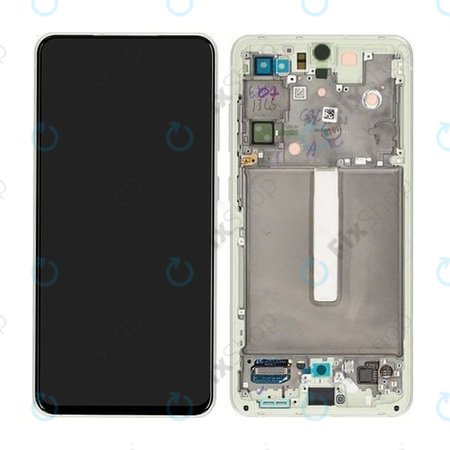 Samsung Galaxy S21 FE G990B - LCD zaslon + steklo na dotik + okvir (Green) - GH82-26414C, GH82-26420C, GH82-26590C Genuine Service Pack