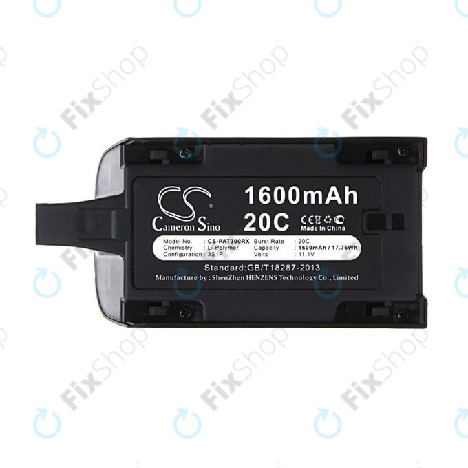 Baterija za Parrot Bebop Drone 3.0, Mini Quadcopter, 1600mAh, Li-Pol, 11.1V, HQ