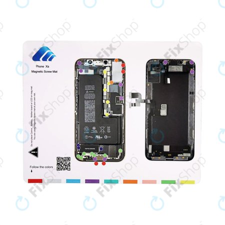 Magnetni organizator z vijaki s shemo (iPhone XS)