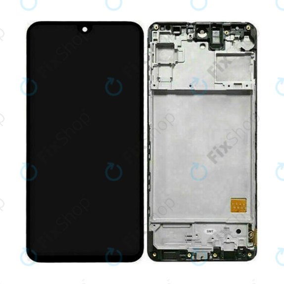 Samsung Galaxy M31s M317F - LCD zaslon + steklo na dotik + okvir (Mirage Black) TFT