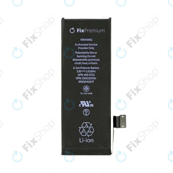 Apple iPhone 5S - Baterija 1560mAh FixPremium