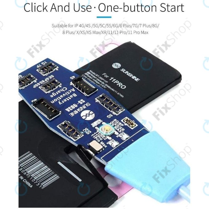 Sunshine SS-903A - tester, aktivator in polnilec baterije za iPhone 4 - 11 Pro Max