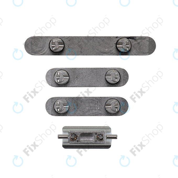 Apple iPhone XS Max - Set gumbov za glasnost + vklop + tihi način (Space Gray)