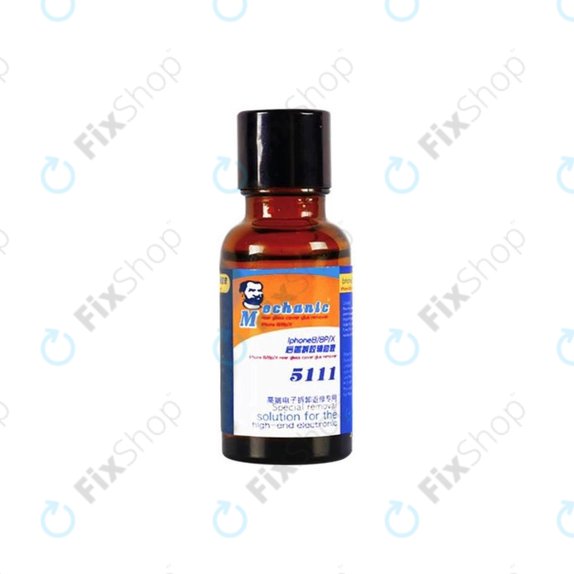 Mechanic 5111 - Odstranjevalec lepila s hrbtnega stekla (iPhone 8 - 14 Pro Max) - 20 ml